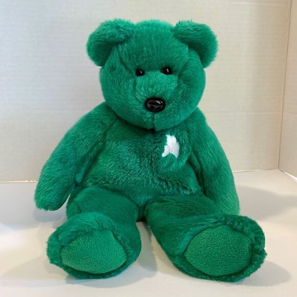 Erin the Irish Bear 1998 Ty The Original Beanie Buddies Collection Excellent … - Picture 1 of 6